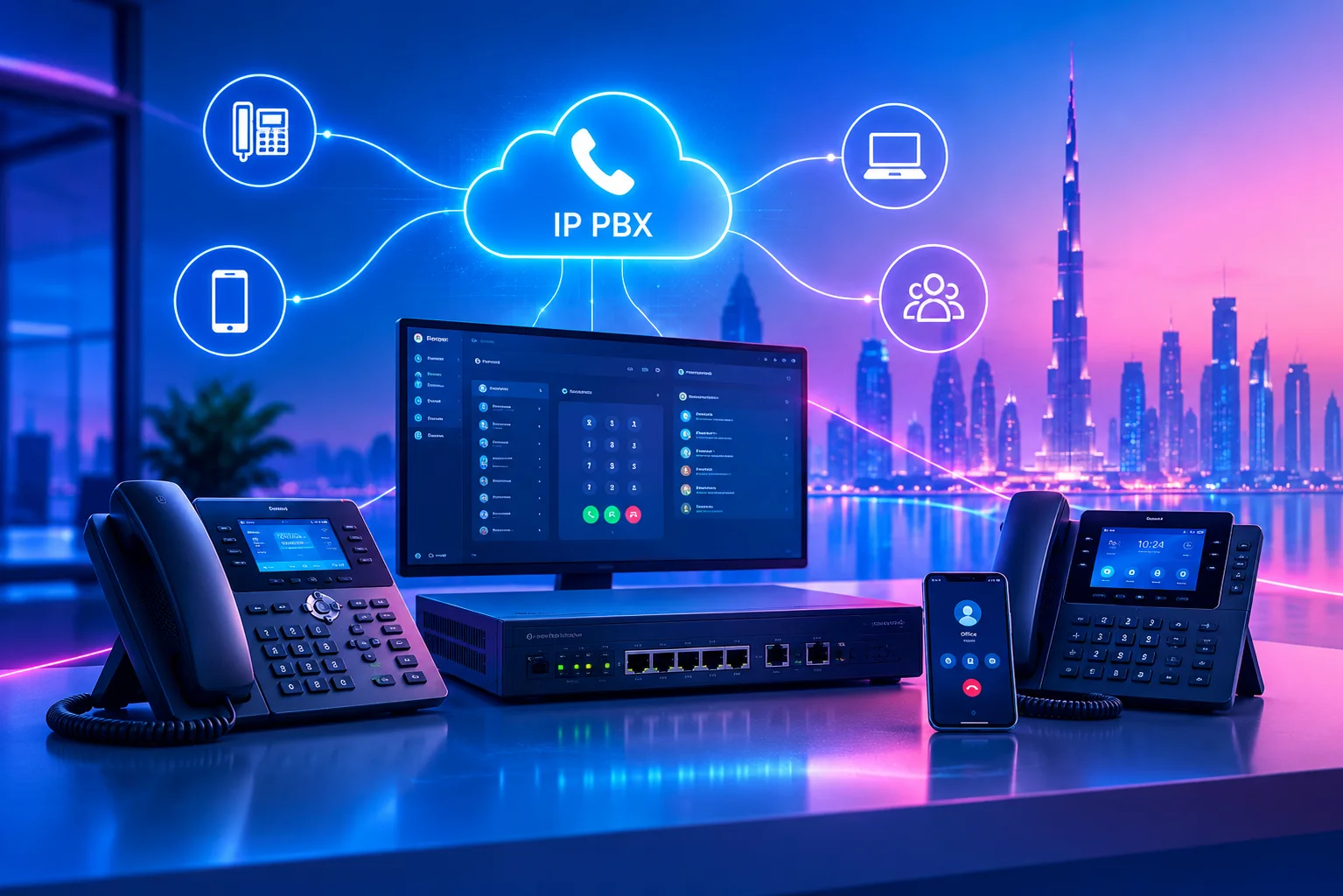 IP PBX installation company in Dubai